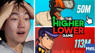 Higher or Lower: Anime Edition!
