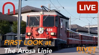 🔴 FIRST LOOK at Arosa Linie in Switzerland LIVE - Train Sim World 2 - Rivet Games Was Live 25/03/21 screenshot 4