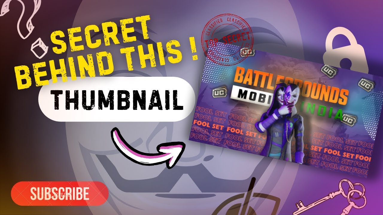 BGMI Thumbnail Pack | GFX Thumbnail | BGMI Thumbnail Editing