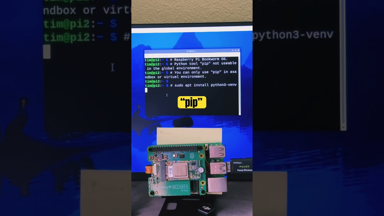 Why the Python tool “pip” will not work in Raspberry Pi’s Debian based Bookworm OS.