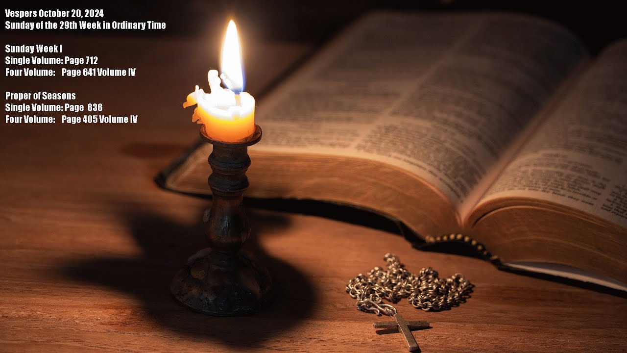 vespers-october-20-2024-sunday-of-the-29th-week-in-ordinary-time-youtube