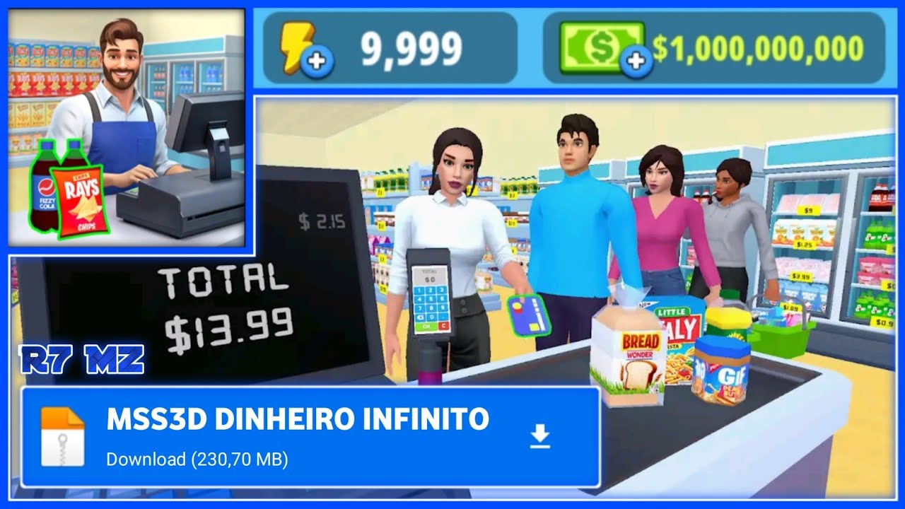 My Supermarket Simulator 3D Mod Apk Dinheiro Infinito Atualizado 2025 ...
