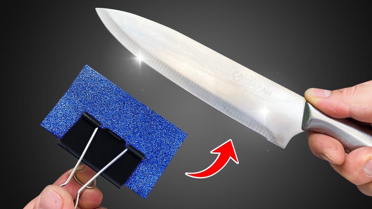 НОЖ Острый как бритва за 1 минуту! Этот инструмент заслуживает Нобелевской премии