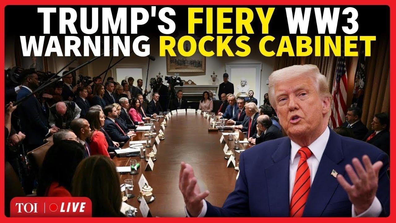 Trump Holds EMERGENCY Cabinet Meeting; Sends Stark WARNING To World | Trump Latest News