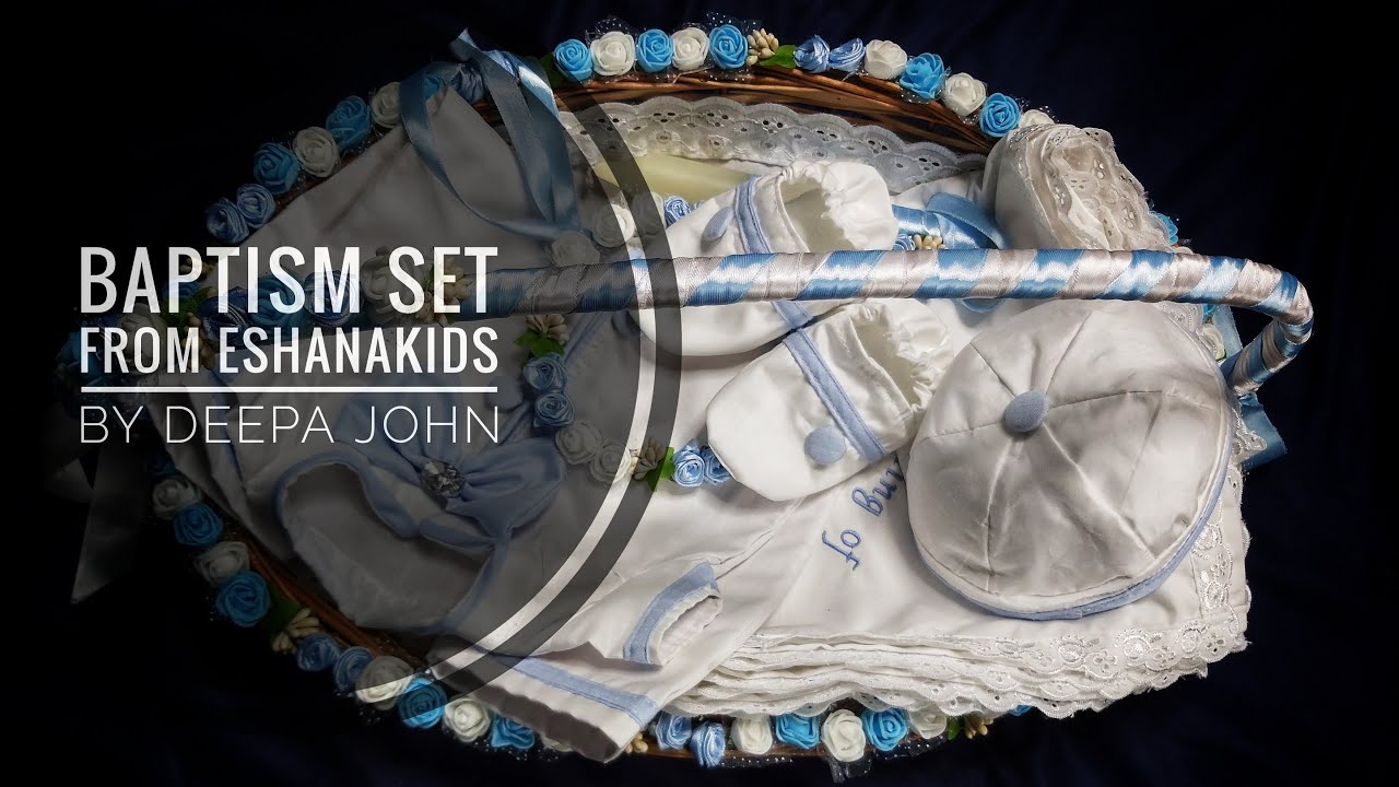 Baptism Set for Baby Boy from Eshana Kids Baptism Kerala Eshana