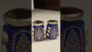 Diy old glass jars ♥️ #youtubeshorts #diy #creativestyle #glass #jars #decoration #goviral