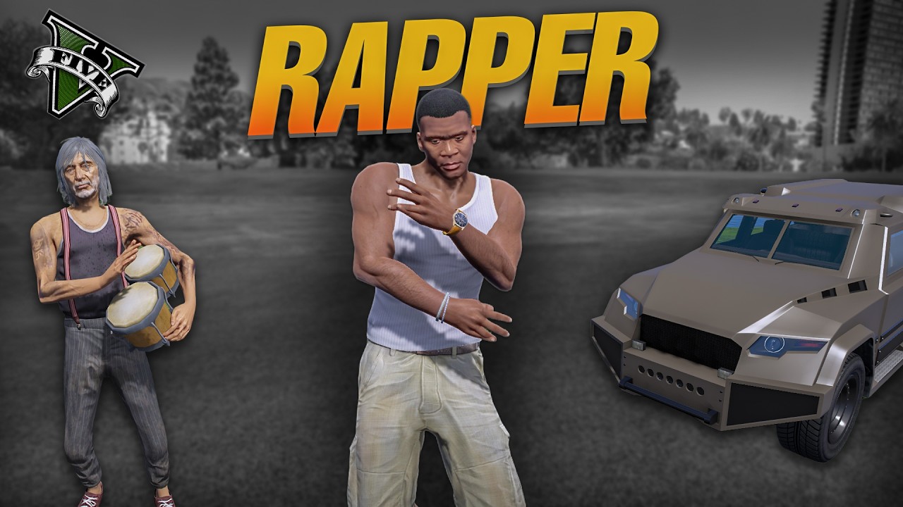 I Became A Rapper in GTA 5 ! - YouTube