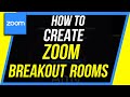 How to activate and use breakout room in zoom