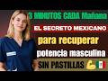 ¡Solo 3 minutos cada mañana! El secreto mexicano para recuperar potencia masculina sin pastillas ?