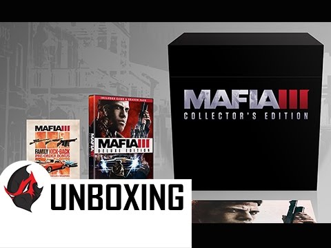 MAFIA III 3 Pre-Order Kit Limited Collector's Box with T-Shirt - no game  here