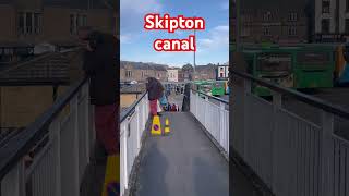 Canal boats on Skipton canal #canal #boats  #yorkshire  #travel