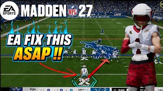 EA PLEASE FIX THIS BUG IN MADDEN 27 !!
