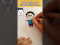 How To Draw A Cute Boy Using Shapes Easy Drawing