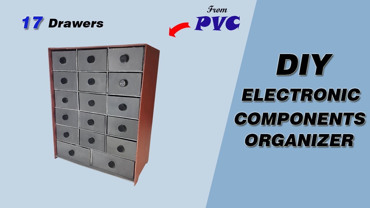 DIY Electronic Component Organizer