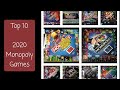 BGM's Top Ten Monopoly Board Games Released In 2020 (Or Slightly Before)