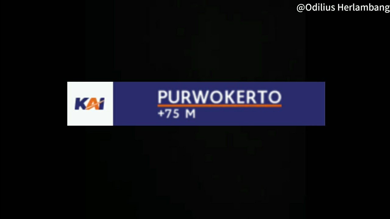 BEL Kedatangan Stasiun Daop 5 Purwokerto 