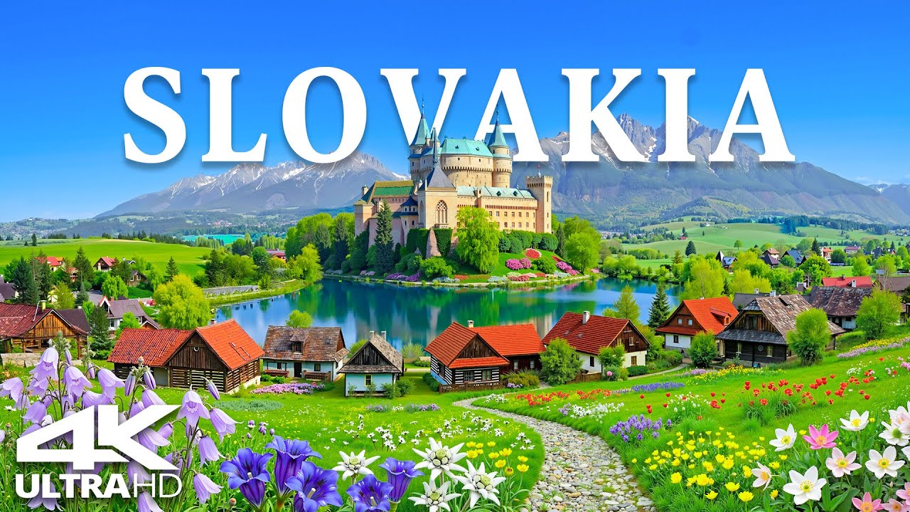 Spring in Slovakia 4K | Europe’s Hidden Gem – Blossoming Castles, Lush Forests & Timeless Villages