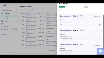Navigate your Dashboard on Zeffy