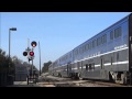 4 of Amtrak's Pacific Surfliners in Sorrento Valley