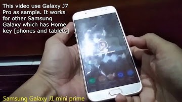 Samsung Galaxy J1 mini prime Hard reset