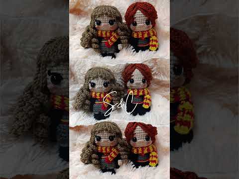 ⚡️minis amigos potter #crochet #tejedoras #harrypotter #amigurumi