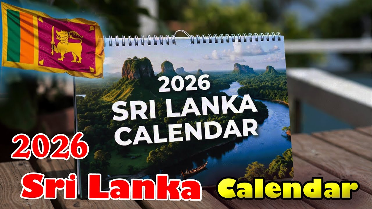 2026 Calendar Sri Lanka with Holidays | 2026 Sri Lanka Calendar | 2026
