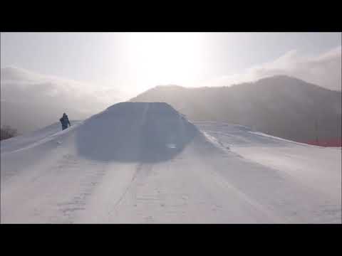 札幌国際スキー場朝一動画　2021 2 1
