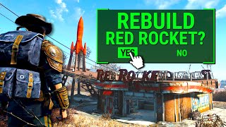 Rebuilding Red Rocket In Fallout 4 Survival Mode screenshot 2