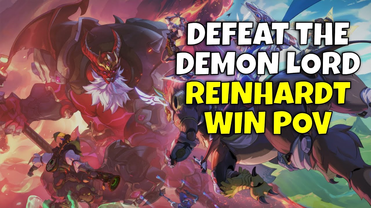 Reinhardt Win POV - Defeat The Demon Lord (Overwatch 2 Season 5 Gameplay)