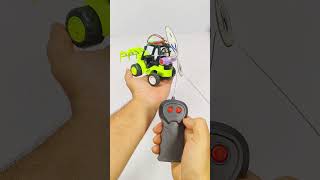 Mini fan powered by RC car / Remote Control Car / remote car • Power Bank / Life Hacks DC Motor