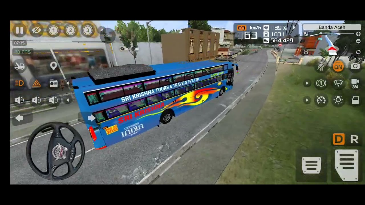 Shree Krishna Travels Mod Sleeper Bus Videos 