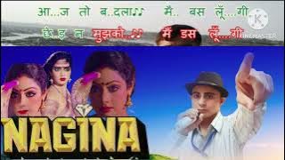 Main teri dushman dushman tu mera/मैं तेरी दुश्मन दुश्मन तू मेरा /#karaoke #nagina @Roshan thakur