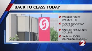 Sinclair College students return to class