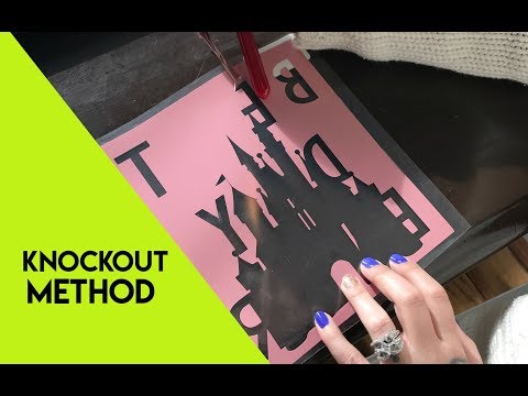 knockout method on your silhouette