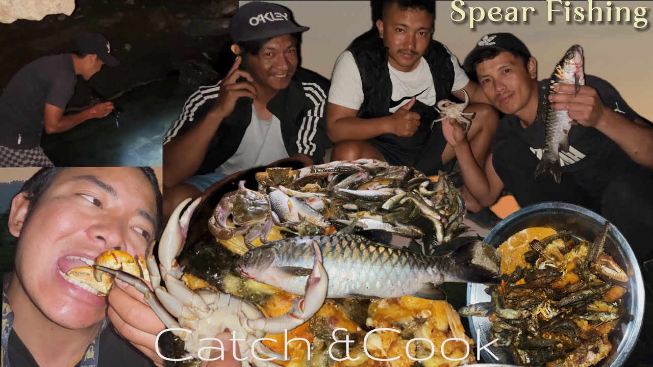 Asso  night ma tir hanna gaiyo 🐟😍😱|| CATCH  & COOK || @santosh-l2o3p ​⁠@sushilgurung192