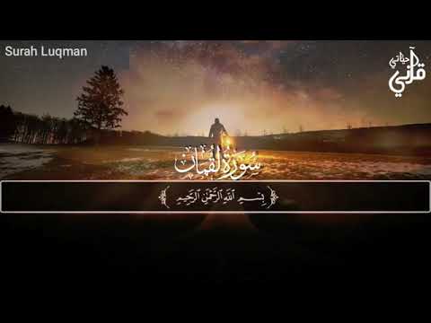 سورة لقمان بصوت القارئ شريف مصطفى