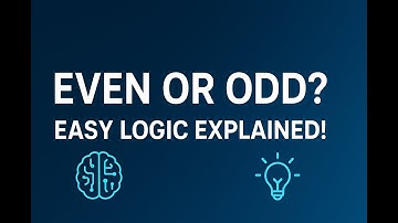 Even or Odd Number in Java 💻 | Super Easy Trick Explained