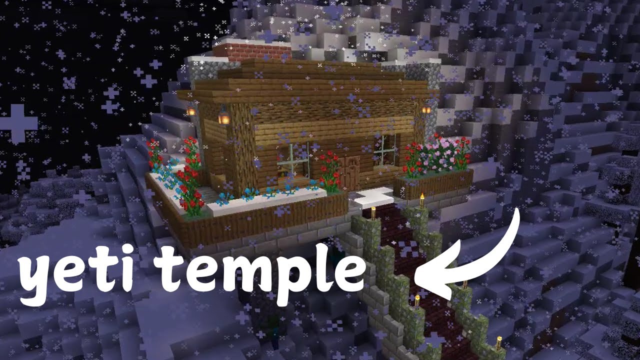 Minecraft | How to Build a Yeti Temple Tutorial (easy)
