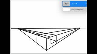 Drawing L shape in 2 point perspective