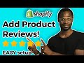 How to add the Shopify Review App | 2021 Free Setup