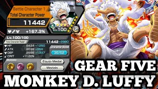 GEAR FIVE MONKEY D. LUFFY GAMEPLAY | ONE PIECE BOUNTY RUSH | OPBR