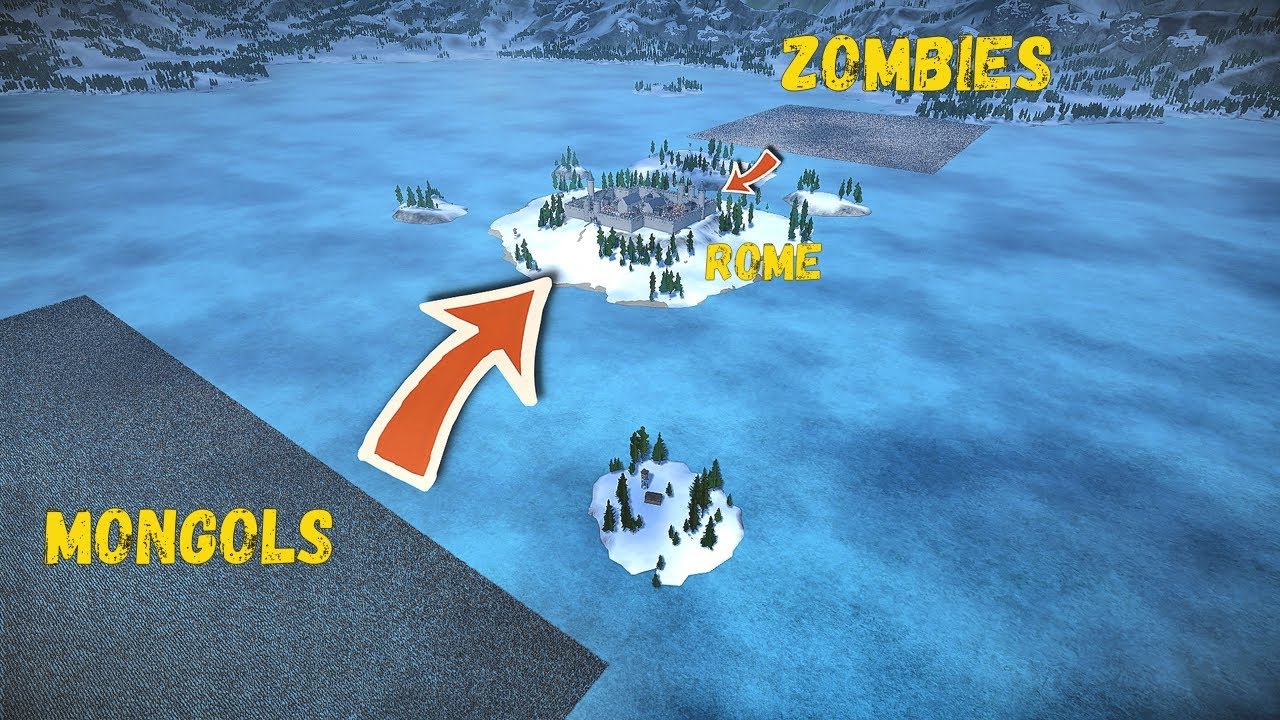 Castle Siege: Mongols - Zombies - Rome - UEBS 2