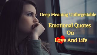 Sad Emotional Love Quotes That Makes You Cry #1 | Breakup Quotes Status | Self Motivation