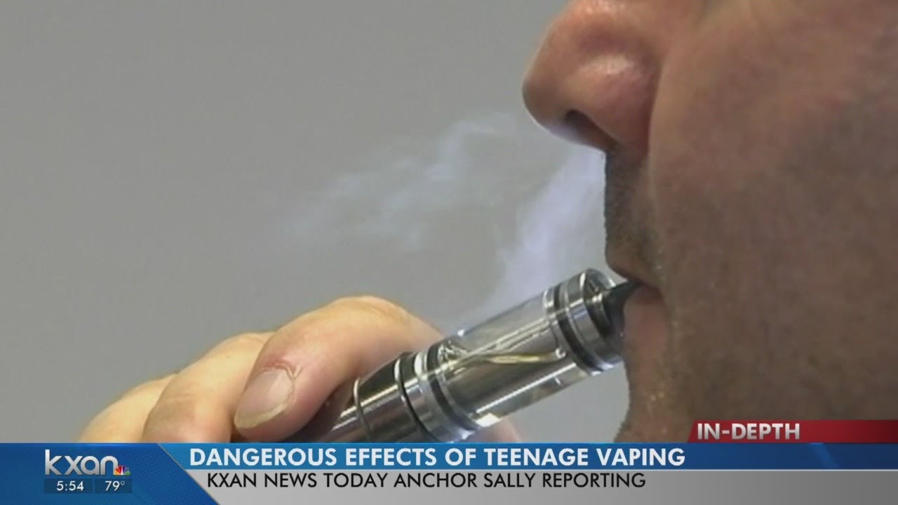 Growing health concerns as more teens begin vaping