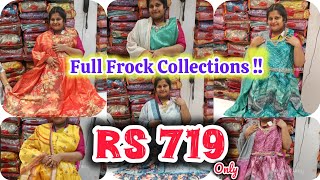 Rs.719 Full Frock Collections ‼️@sppsilkscbe #trendingvideo #fullfrock #maxi #aadisale #50percentoff
