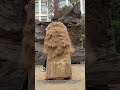 Incredible Wood Carving Reveal: Grotto Art from a Single Log 🪵