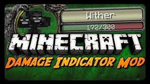 Minecraft - Mod Review - Damage Indicator Mod