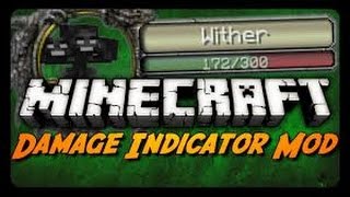 Minecraft - Mod Review - Damage Indicator Mod