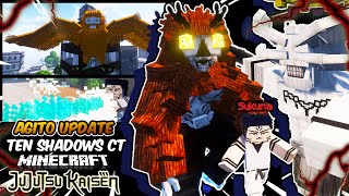 Ten Shadows AGITO Update, Piercing Water, Big Nue and More inside Minecraft Jujutsu Kaisen!