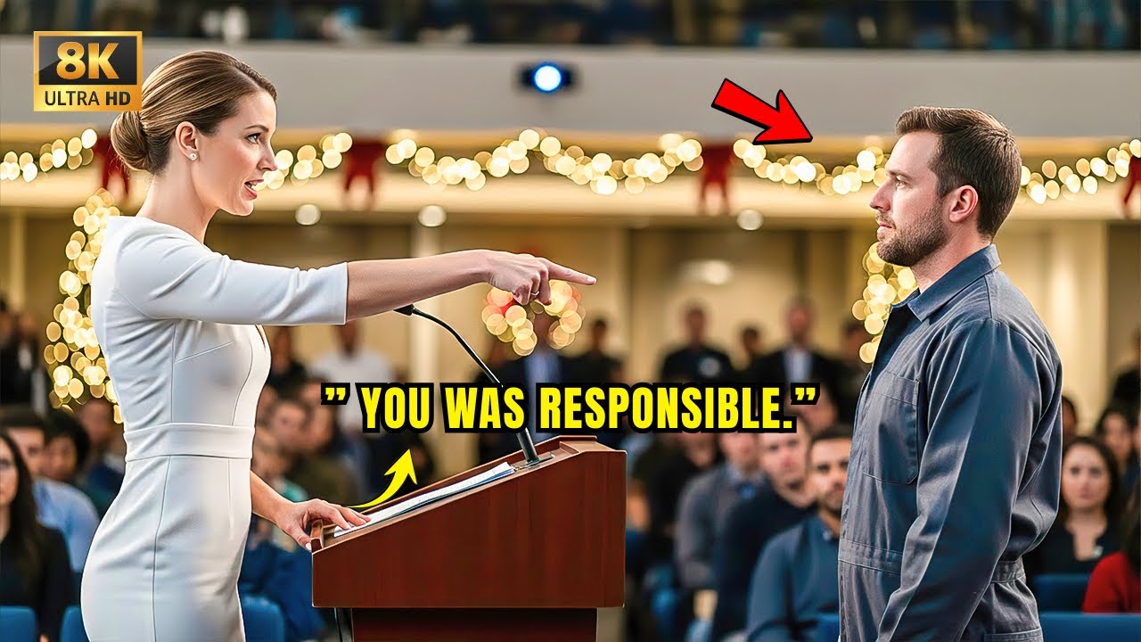 All Eyes Dropped Before the Billionaire — Until the Single Dad Janitor Moved Forward